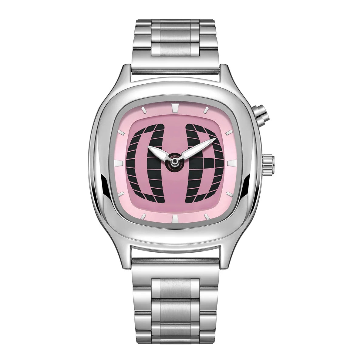 SQUARE SAKURA watch, pink dial