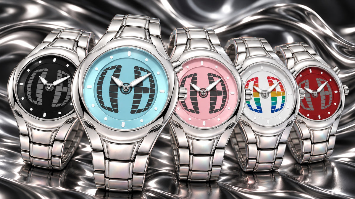 NOUGHT ORBIT drop: five chrome watches