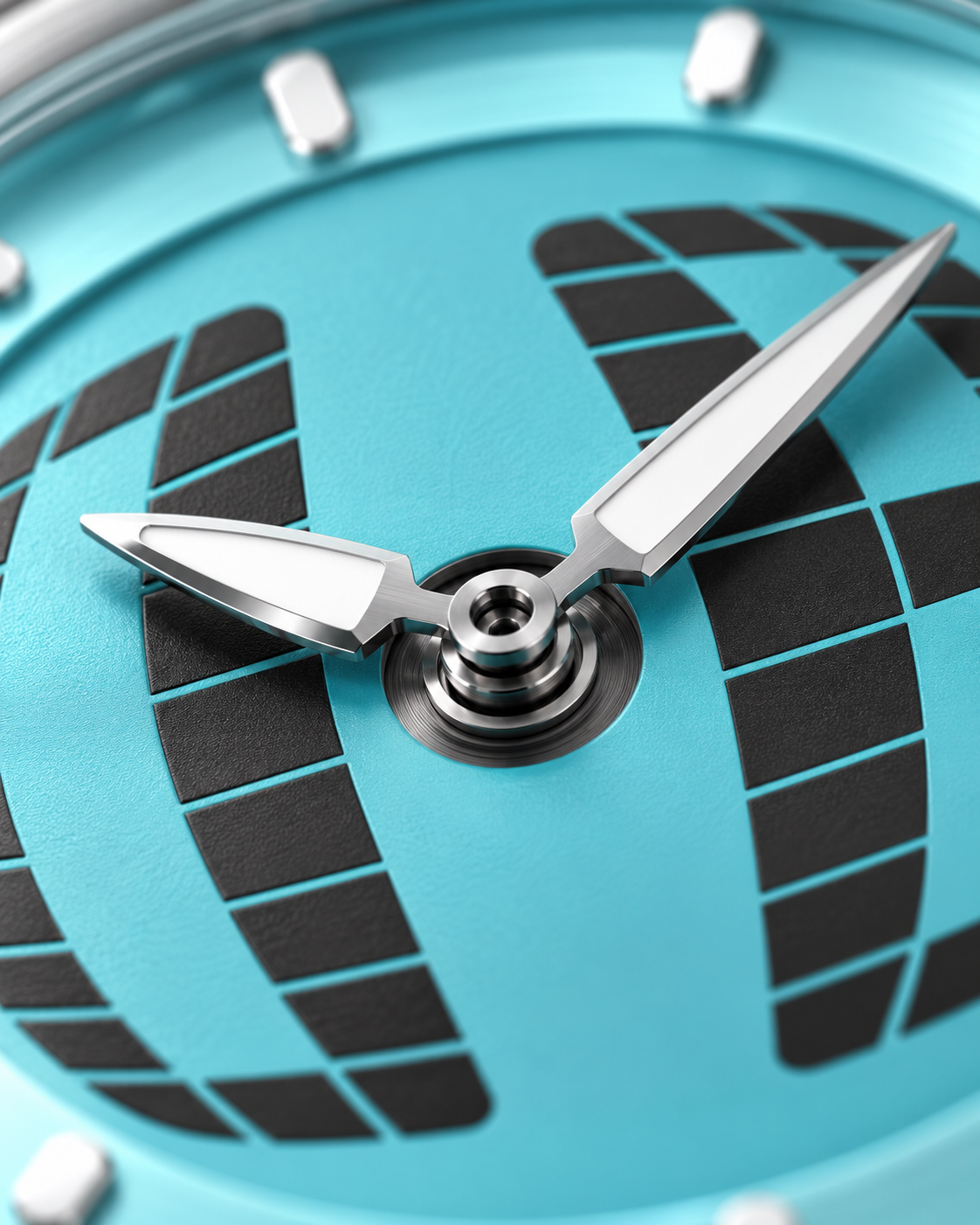ORBIT AQUA – dial close-up